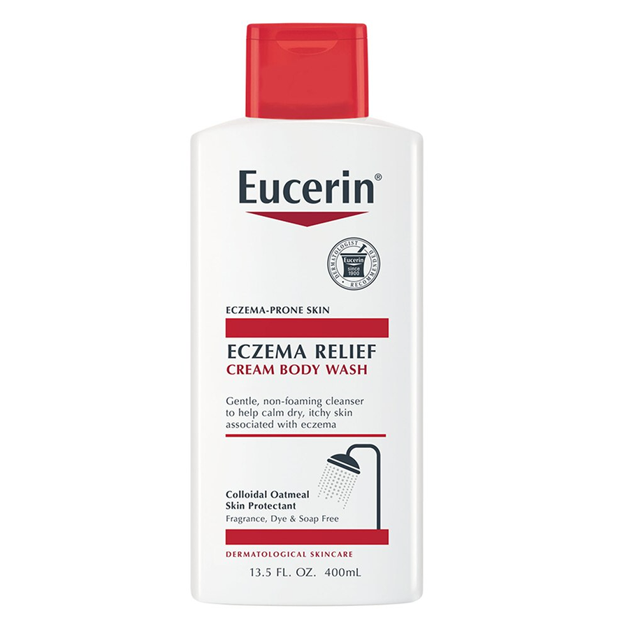 Eucerin Eczema Relief Cream & Body Wash Gentle Cleanser - 13.5 Fl Oz