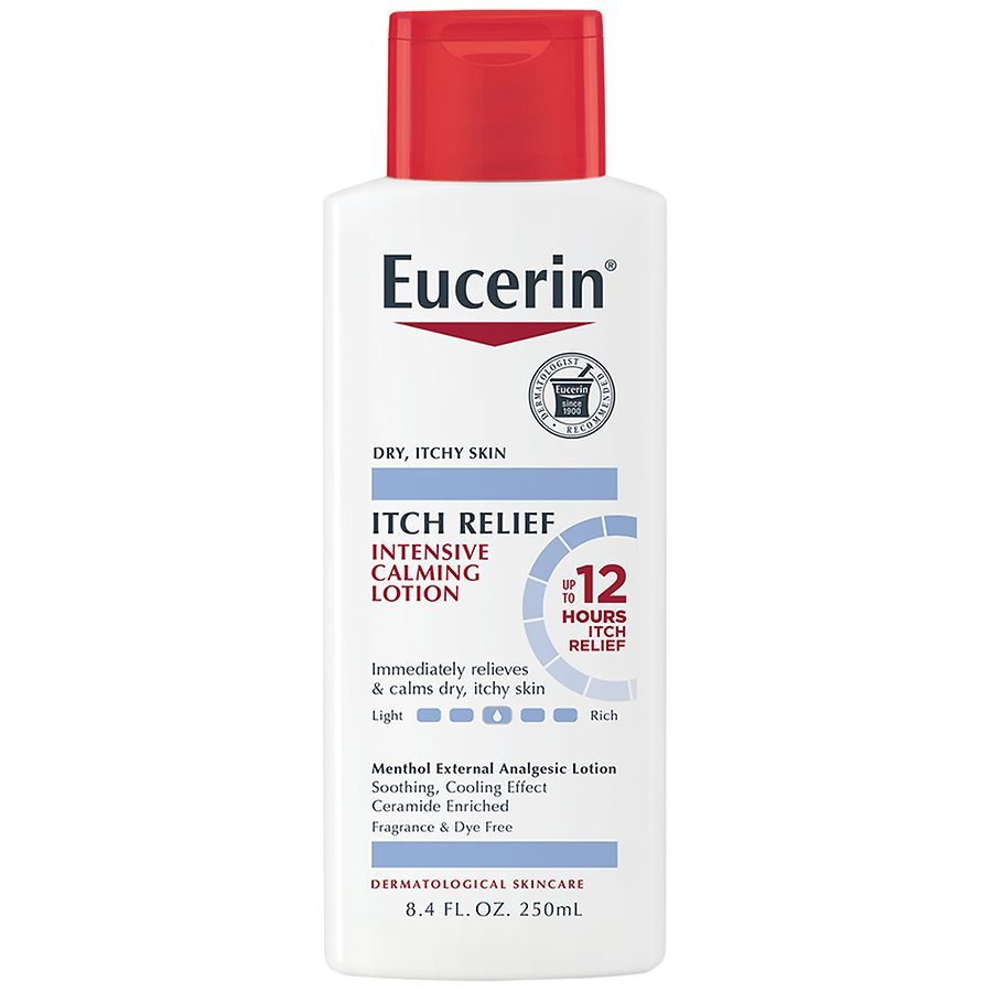 Eucerin Itch Relief Intensive Calming Lotion For Sensitive Dry Skin - 8.4 Fl Oz