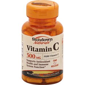 Sundown Naturals Vitamin C, 500 Mg, Timed Release Capsules