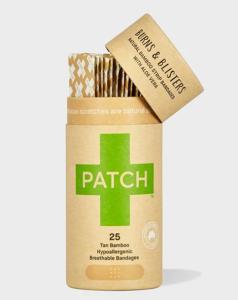 Patch Eco-Friendly Bamboo Bandages For Burns & Blisters Aloe Vera