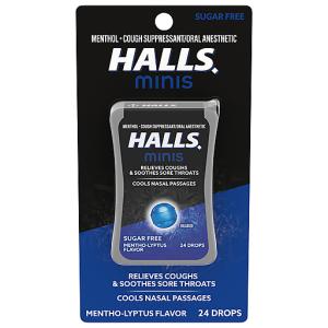 Halls Minis Sugar Free Menthol