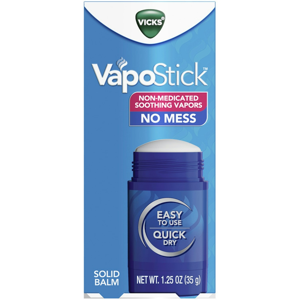 Vicks Vapo Stick No Mess Soothing Vapors Solid Balm 1.25 Oz