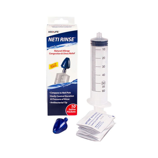 Ezy Dose Acu Life Neti Rinse (Saline Nasal&Sinus Rinse) 10CT