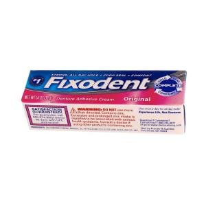 Fixodent Complete Original Denture Adhesive Cream 1.4 Oz