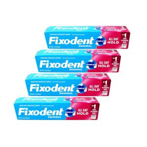 Fixodent Complete Original Denture Adhesive Cream 4 Pk./2.4 Oz