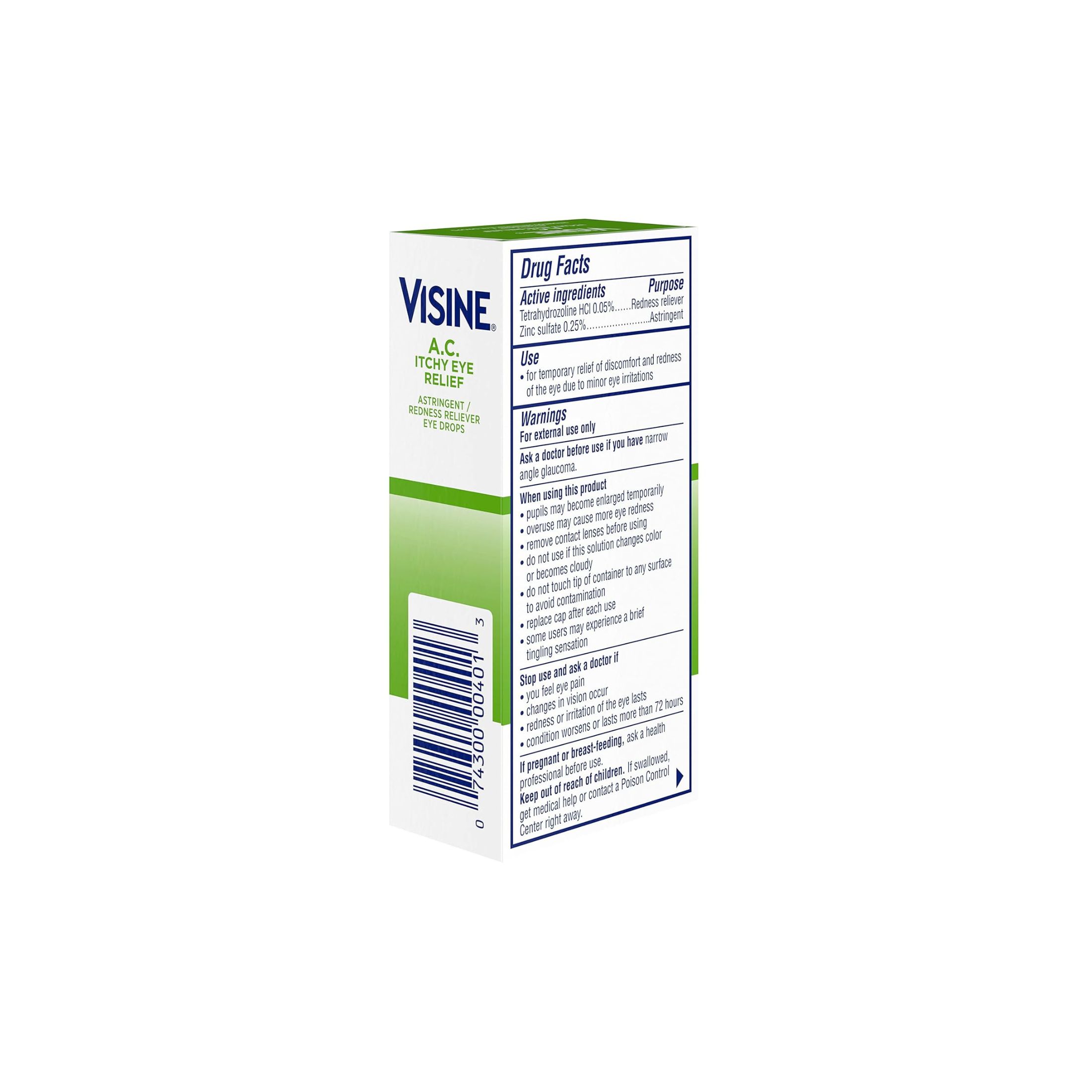 Visine Ac Drops Itchy Eye Relief
