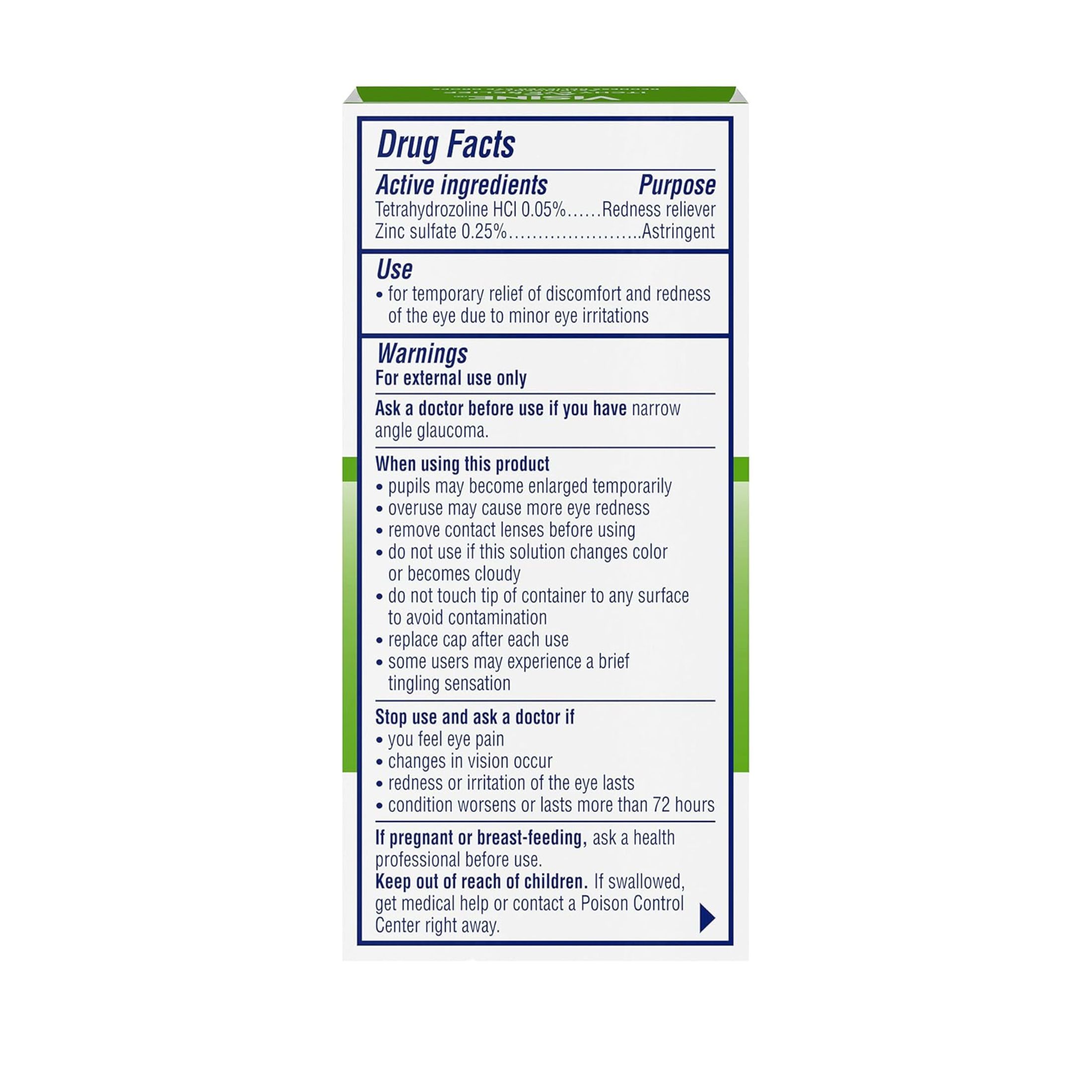 Visine Ac Drops Itchy Eye Relief