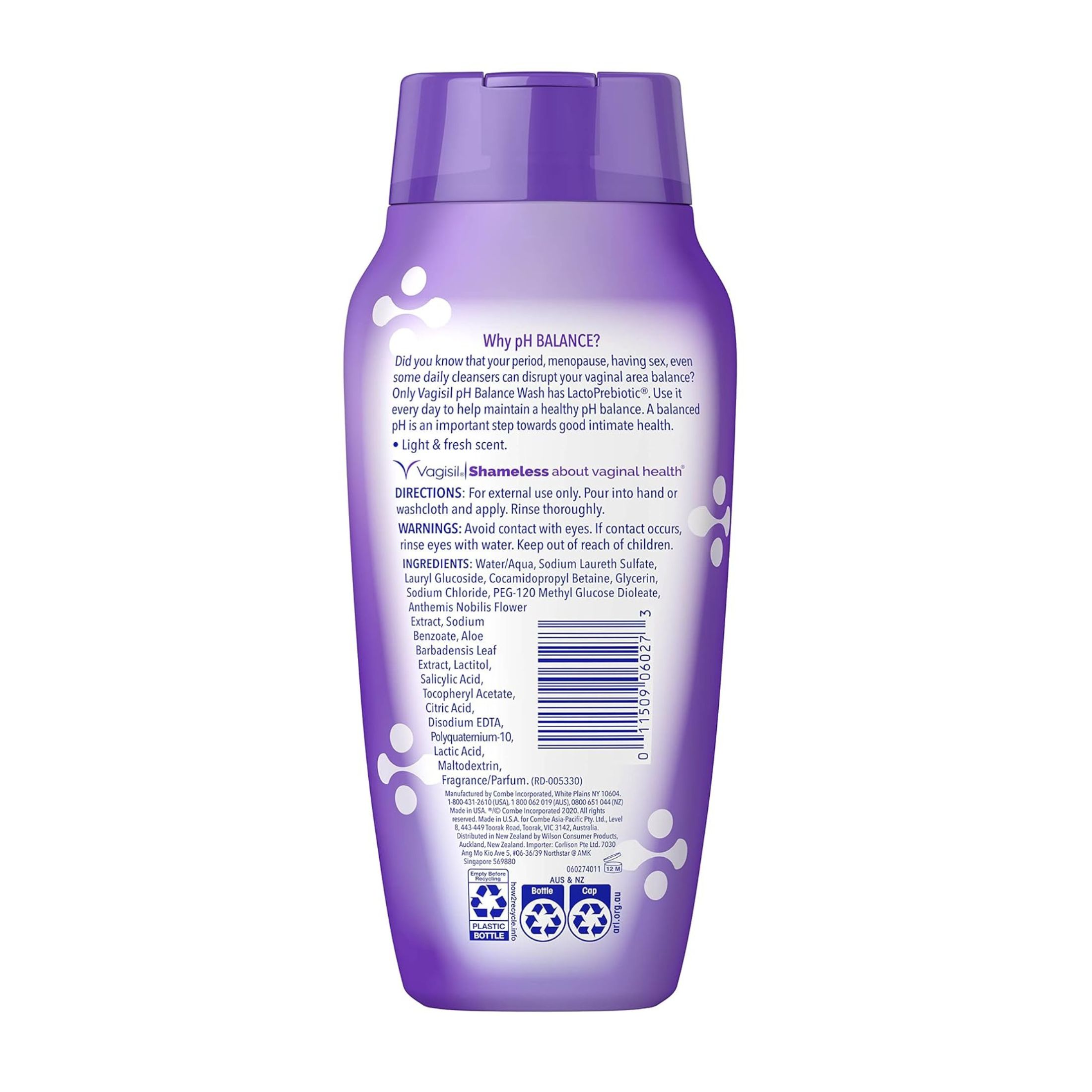 Vagisil pH Balance Daily Intimate Wash 12 Fl Oz