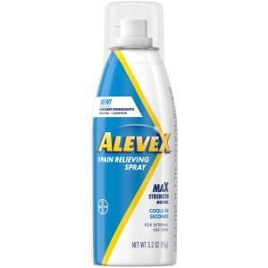 AleveX Pain Relieving Spray, Max Strength, Menthol 3.2 Oz