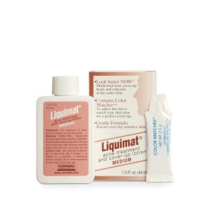 Liquimat Acne Treatment And Cover-Up Lotion, Medium, 1.5 Oz