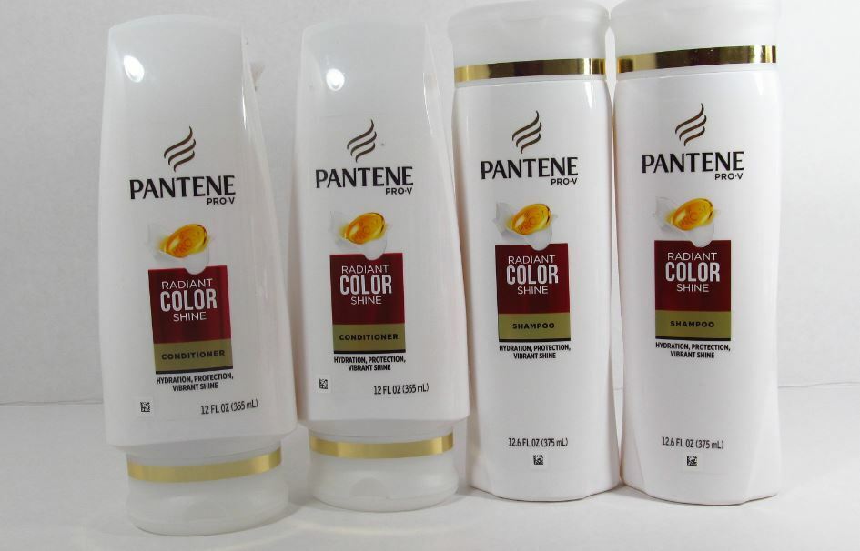 Procter & Gamble USA 4 Pantene Pro-V Radiant Color Shine Shampoo 12.6 Oz Conditioner 12 Oz, 2 Sets