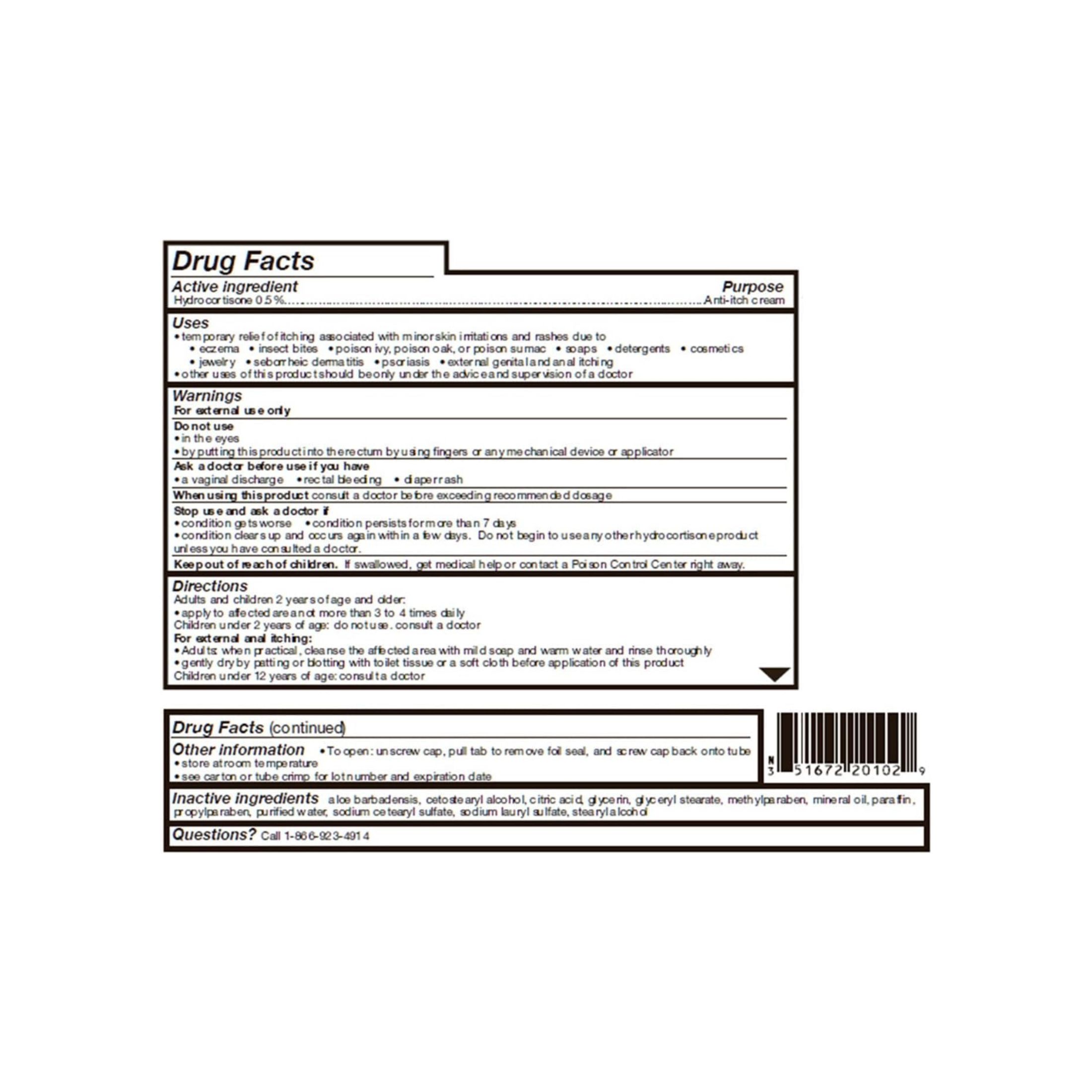 Taro Pharmacy Hydrocortisone 1/2% Cream
