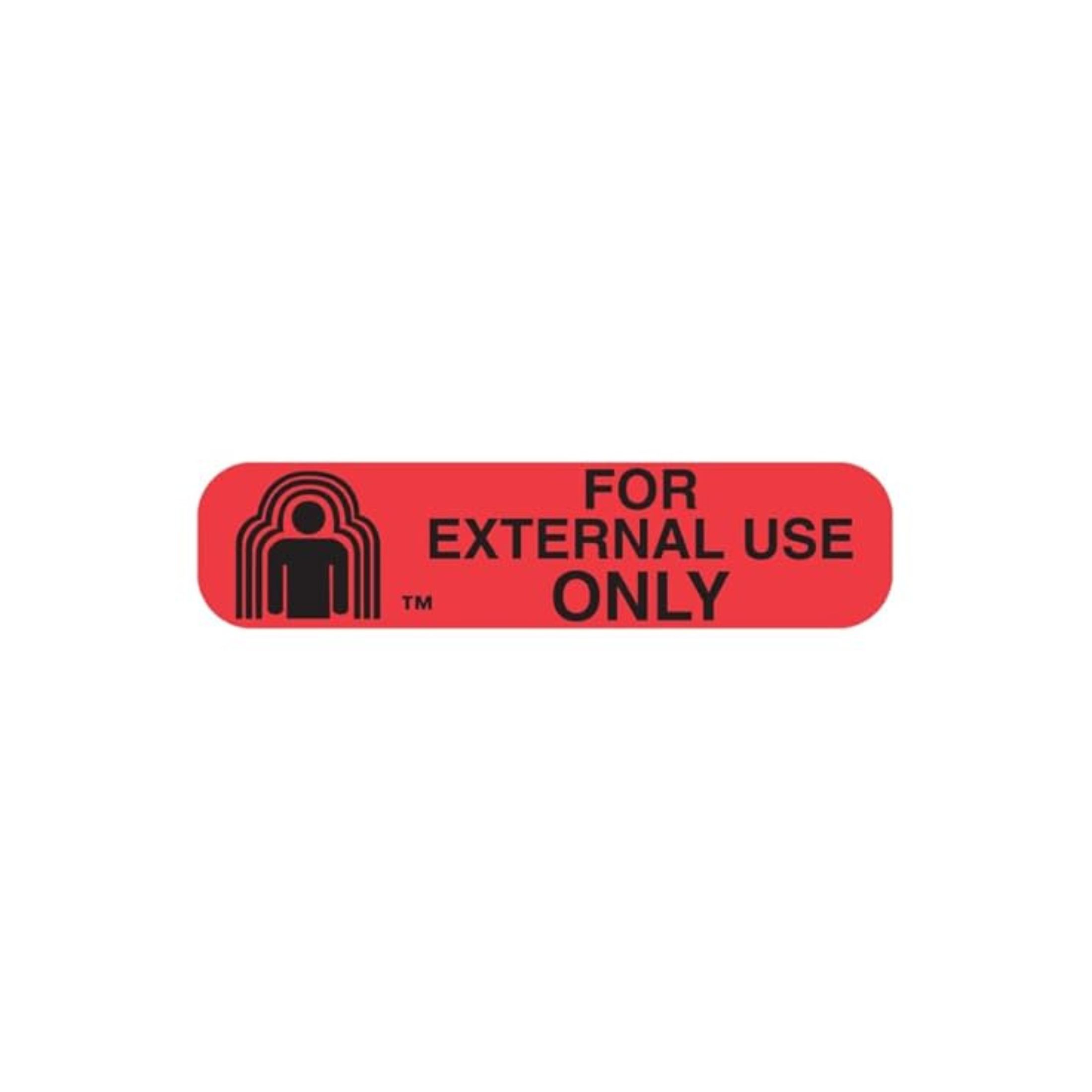 Apothecary For External Use Only Labels