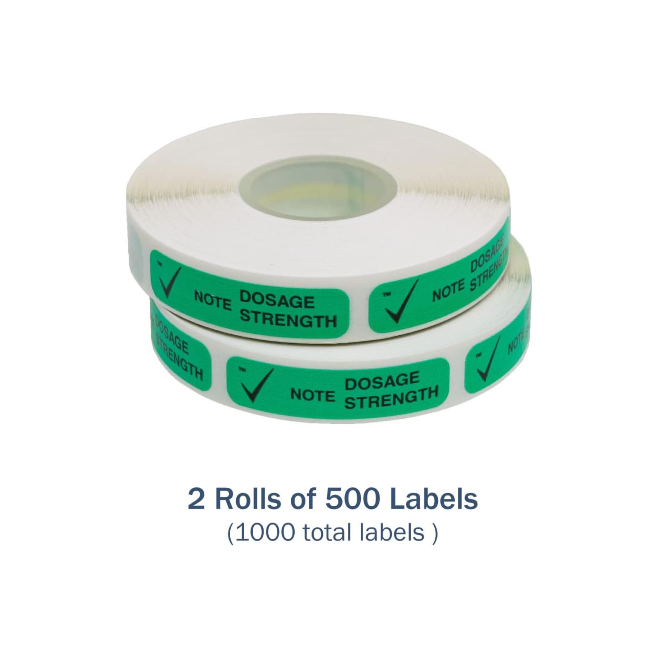 Apothecary Products Label Note Dosage Strength Green 1X