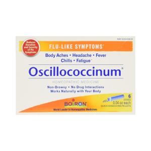 Boiron Oscillococcinum Quick-Dissolving Pellets, For Flu Like Symptoms, 6 Doses