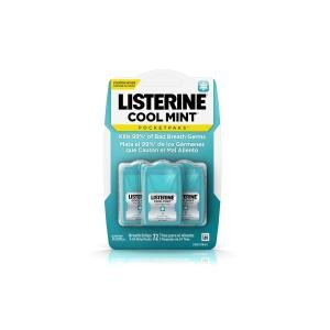 Johnson & Johnson Inc Listerine Format De Poche Pelicules-fraîcheur 72 Unités