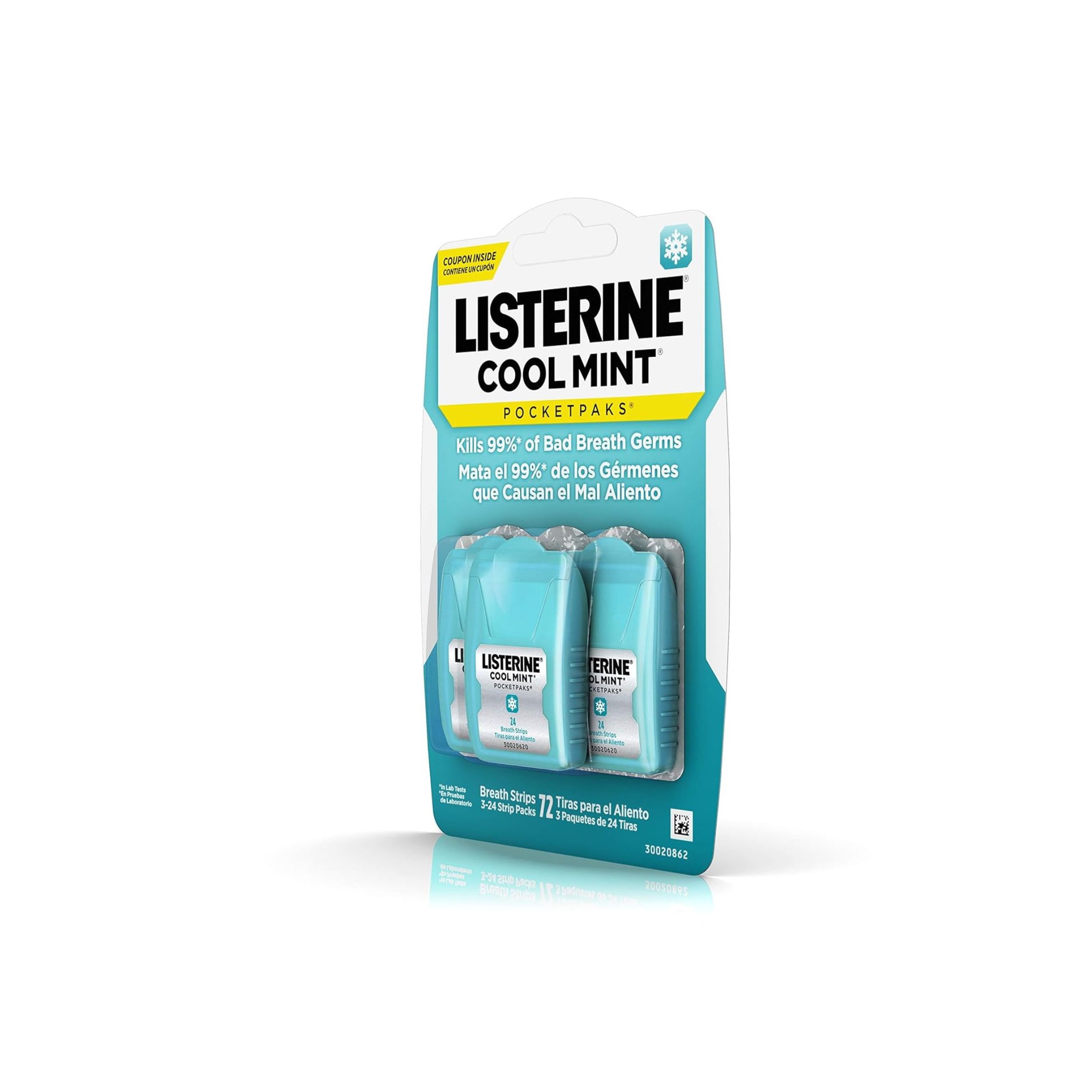 Johnson & Johnson Inc Listerine Format De Poche Pelicules-fraîcheur 72 Unités