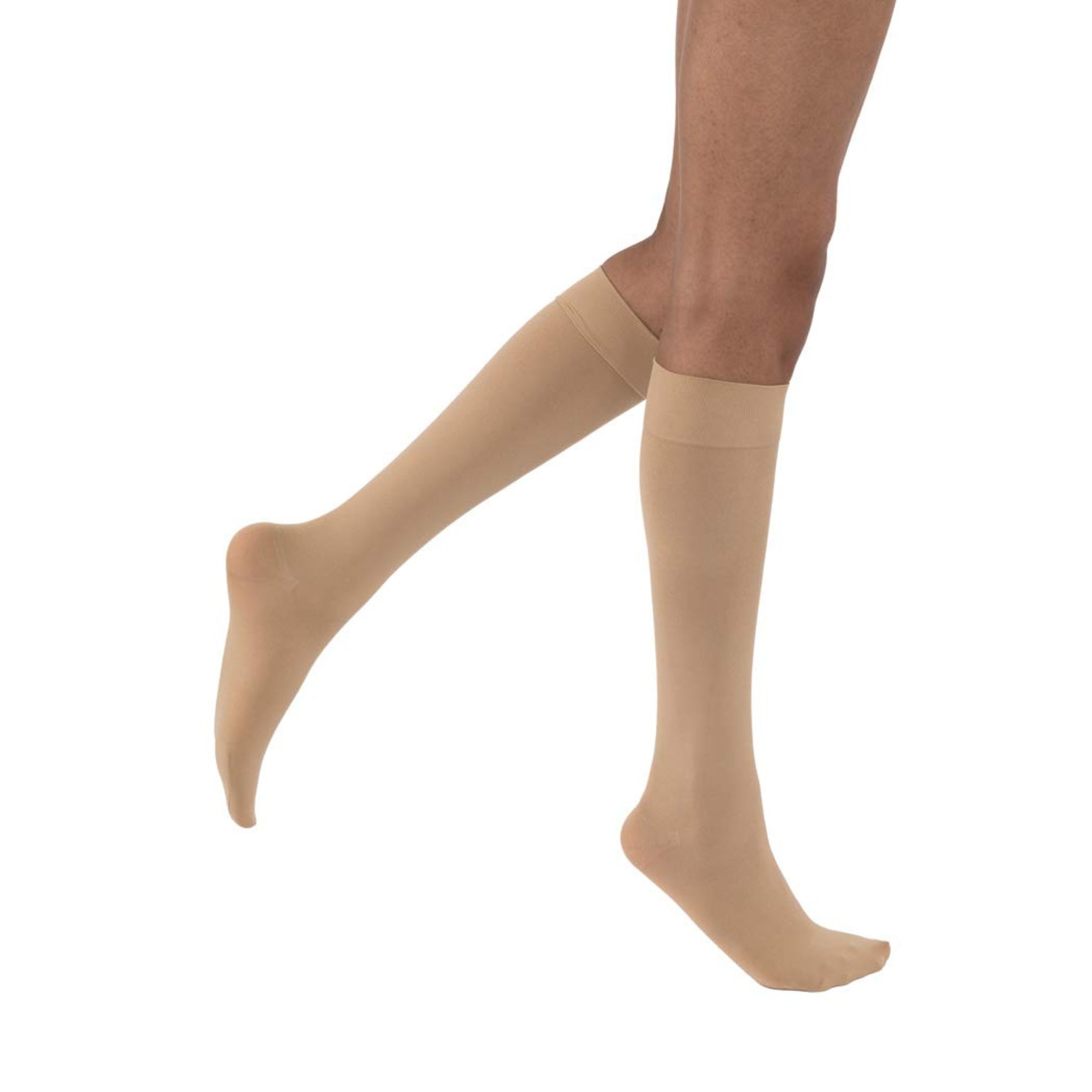 Jobst Ultrasheer Knee High Support Stockings 15-20 Mmhg, Beige, Medium