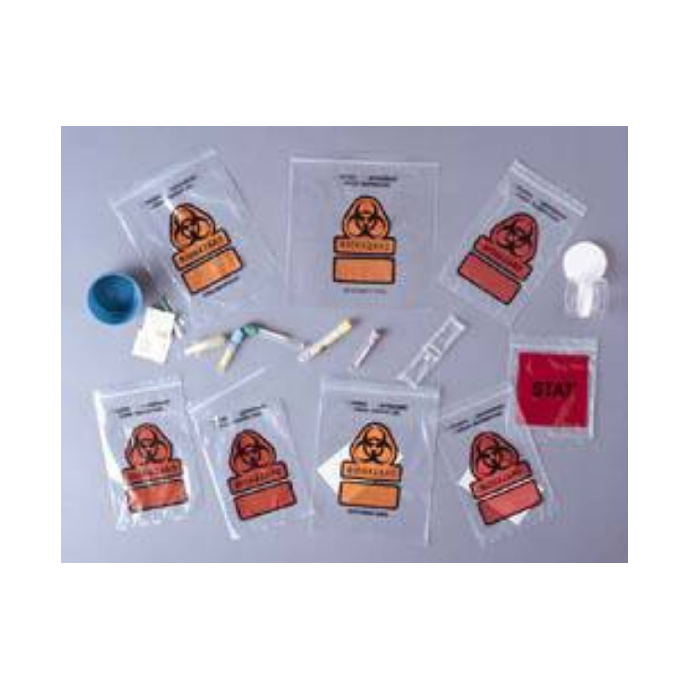 rd Plastics Q38 - Pharmacy Bag 4 X 6 Inch Clear Zip Closure