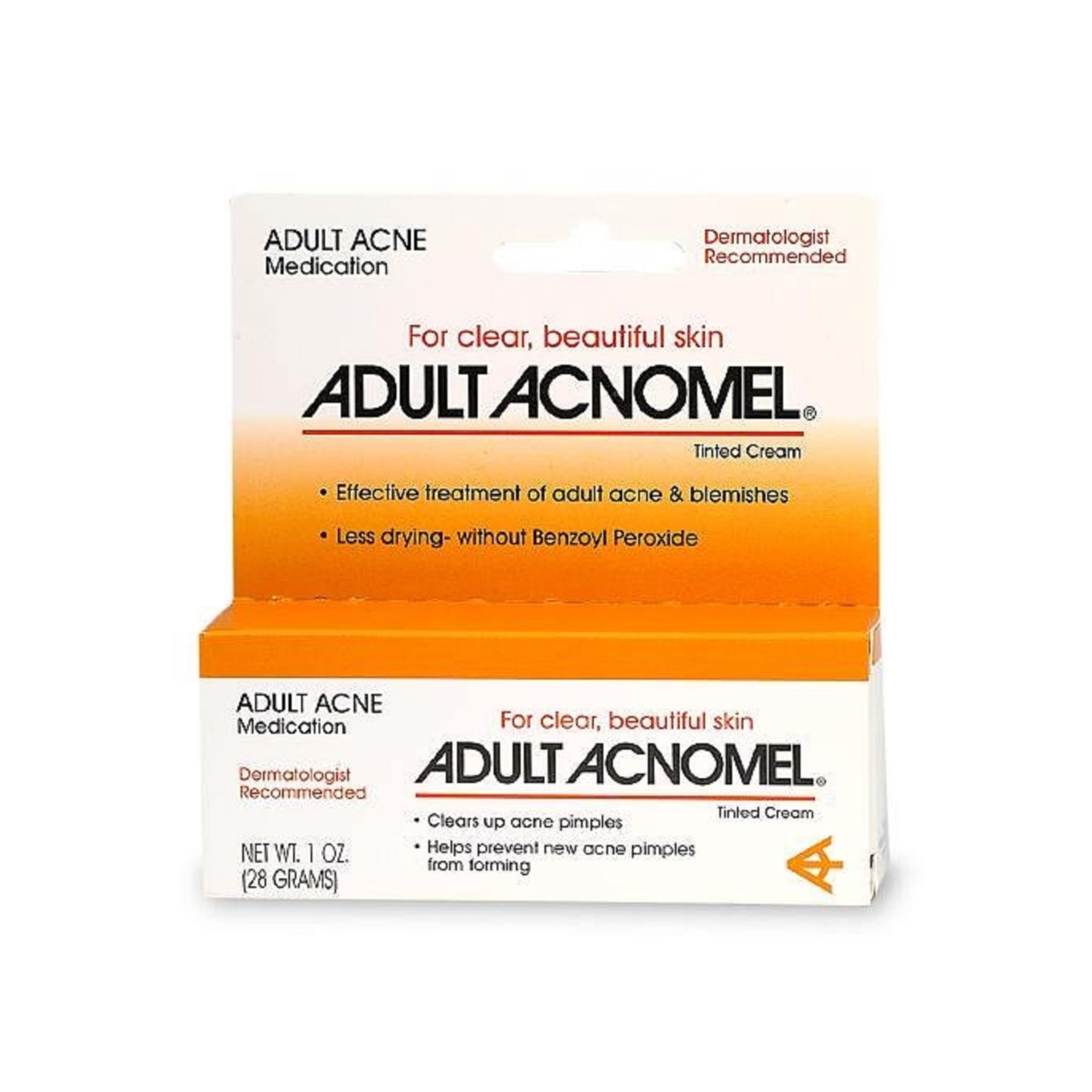Adult Acnomel Acne Medication, Tinted Cream - 1.3 Oz