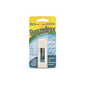 Benzedrex Nasal Decongestant Inhaler With Medicated Vapors