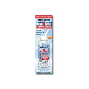 NeilMed Nasamist Isotonic Saline Spray For Allergy & Sinus, 75 Ml