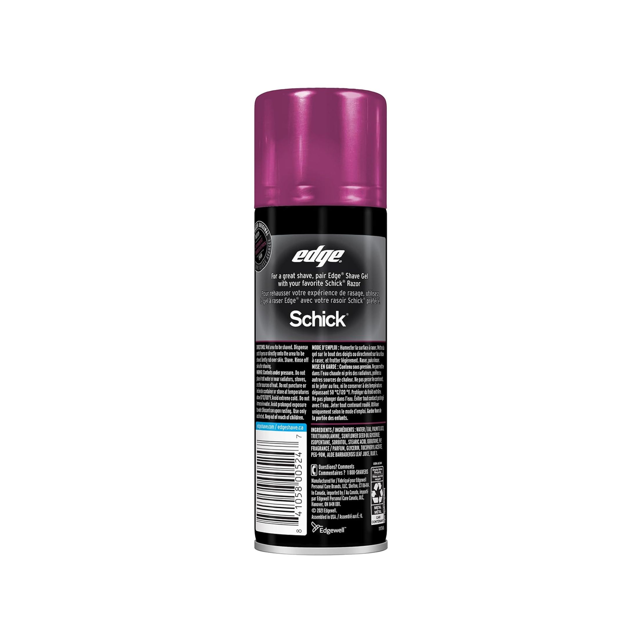 Edge Extra Protection Shave Gel 7 Oz. Can