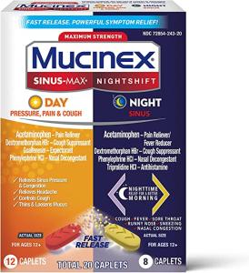 Mucinex Sinus Max/Nightshift Maximum Strength Caplets
