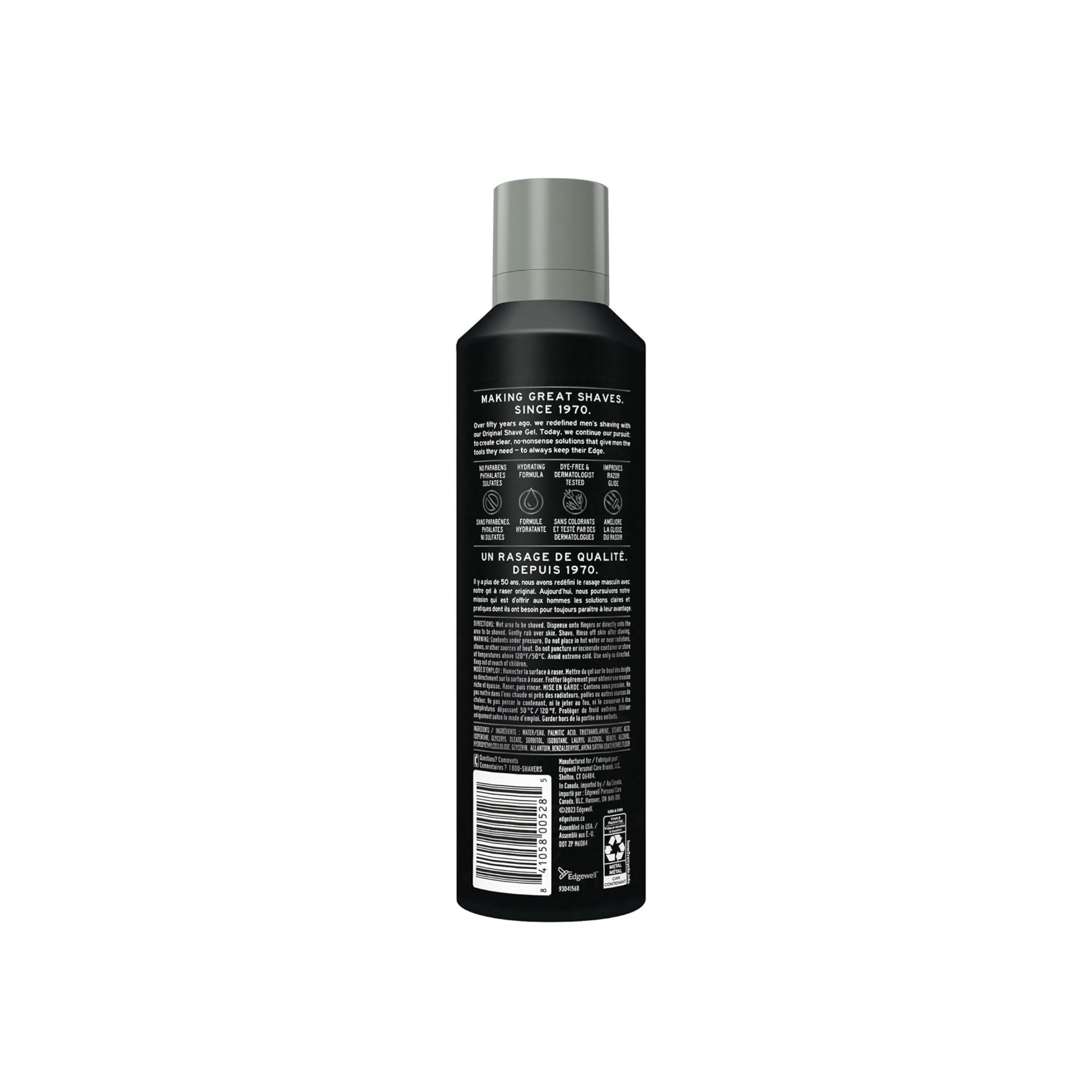 Edge Ultra Sensitive Shave Gel With Colloidal Oatmeal 7 Oz