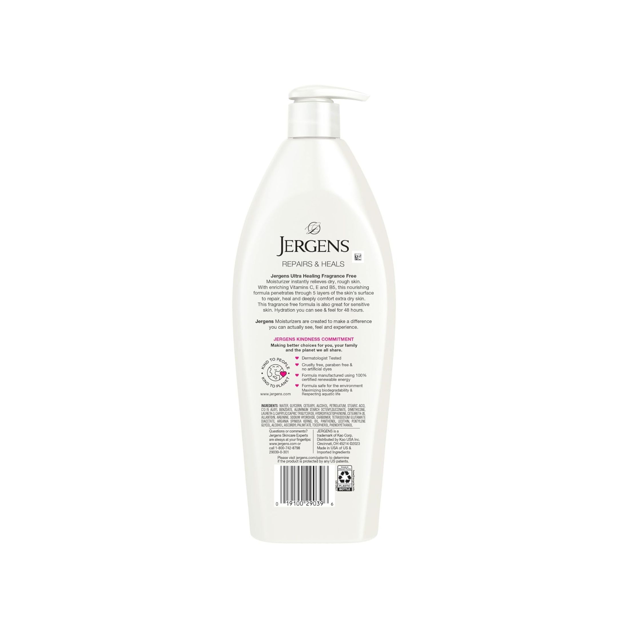 Kao Brands Company USA Jergens Ultra Healing Hand And Body Moisturizer Lotion, 4.23 Oz