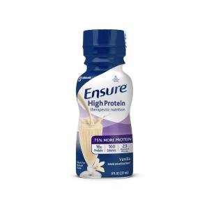 Ensure High Protein Drink Plus Vanilla Oral Supplement, 8 Oz Bottle
