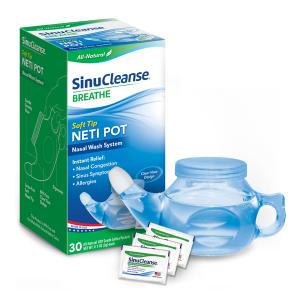 SinuCleanse All-Natural Soft Tip Neti Pot Nasal Wash System 1 Ea Box
