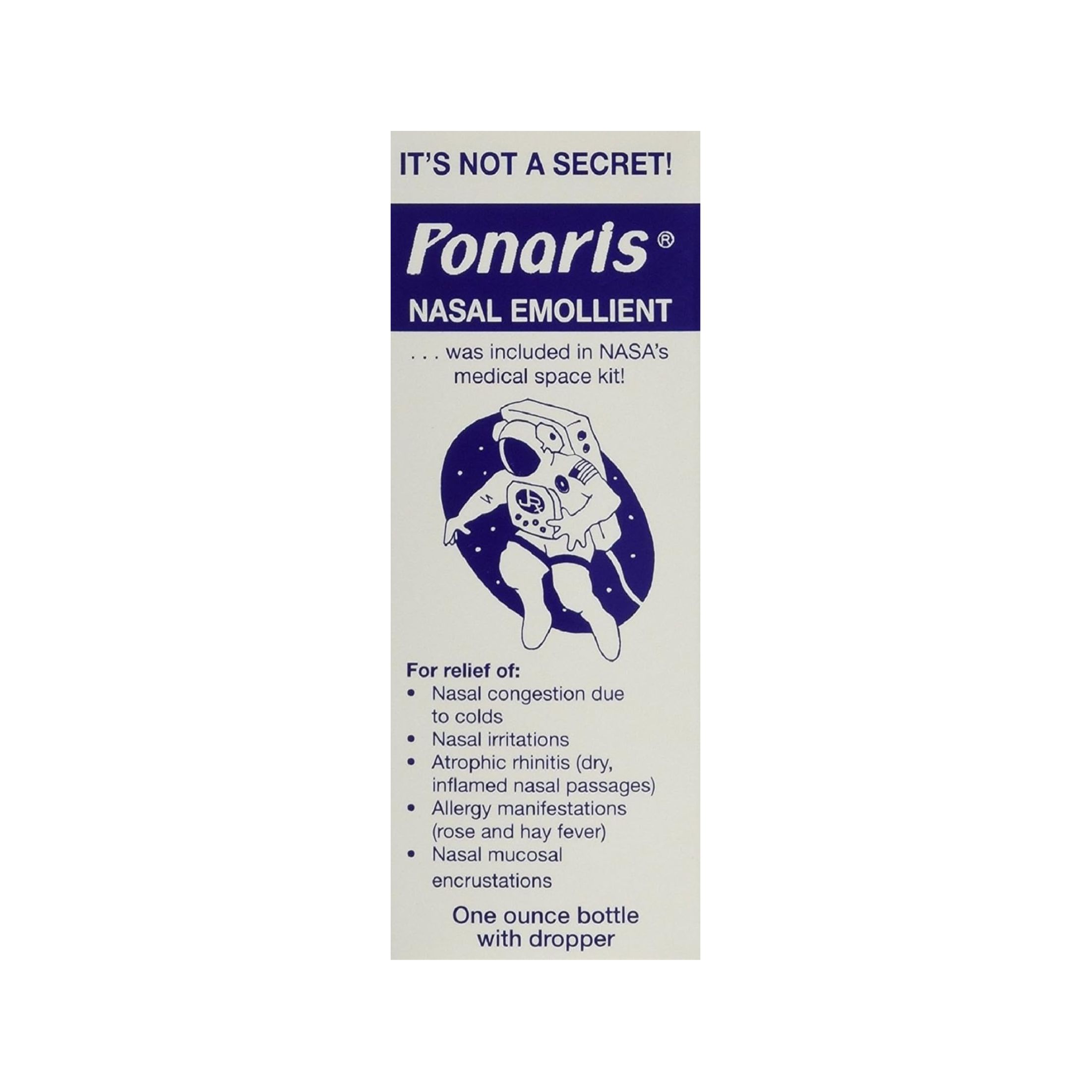 Ponaris Nasal Emollient 1 Oz