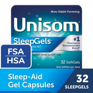 Unisom Nighttime Sleep Aid, 50 Mg, Soft Gels