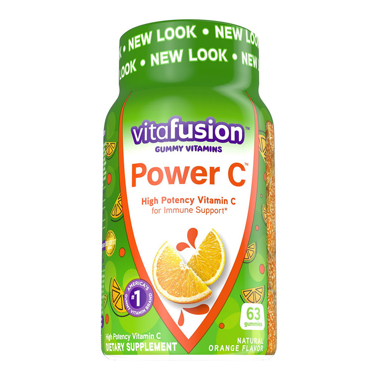 Vitafusion Power C Gummy Immune Support With Vitamin C, Orange Flavor