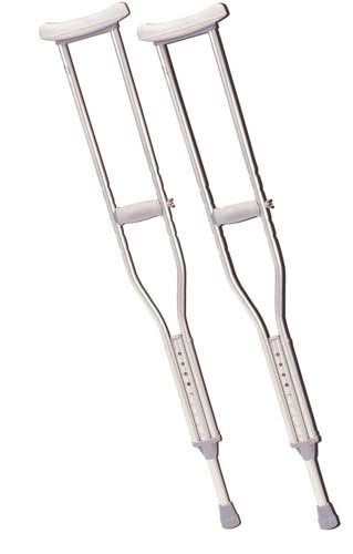 Drive Medical Underarm Adjustable Aluminum Crutch Adult