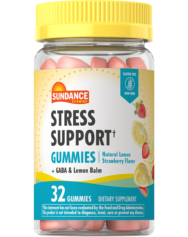 Sundance Vitamins Stress Support Plus Gaba And Lemon Balm Gummies