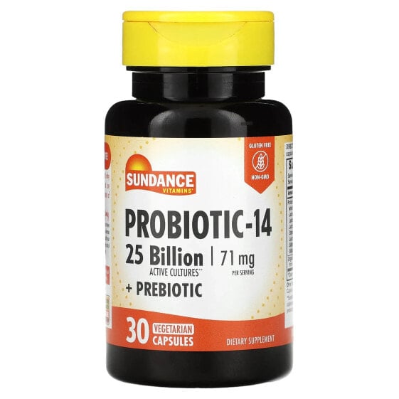Sundance Vitamins Probiotic-14 Vegetarian 30 Caps By Nature's Truth