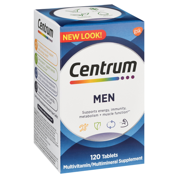Centrum Men Multivitamin / Multimineral Dietary Supplement Tablets - 120ct