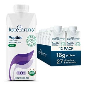 Peptide 1.0 Kate Farms Oral Supplement, 325 Ml, Plain