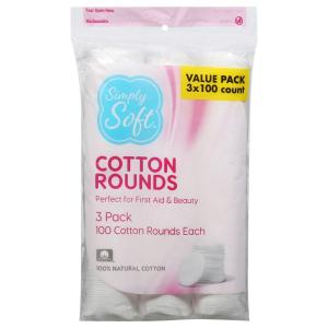 Simply Soft Medline Cotton Rounds