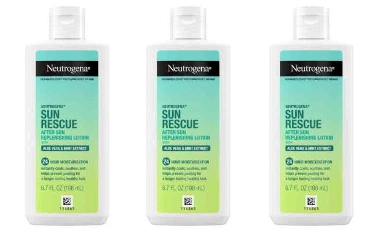 Neutrogena Sun Rescue Replenishing Lotion With Aloe Vera, 6.7 Oz