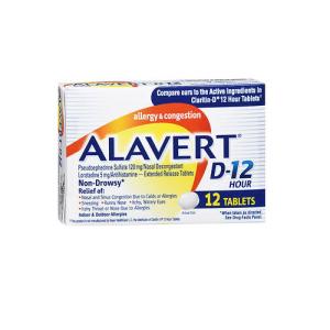 Bronkaid Allergy & Congestion D-12 Hour Extended Release, 24 Tabs