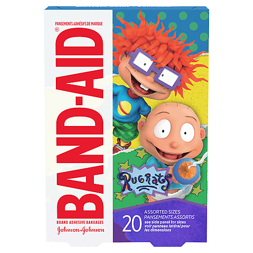 Band-Aid Brand Bandages For Kids, Nickelodeon Rugrats, Assorted