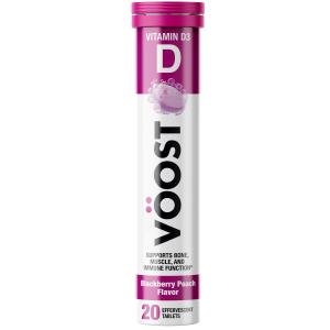 Voost Vitamin D3, Tablets, Blackberry Peach