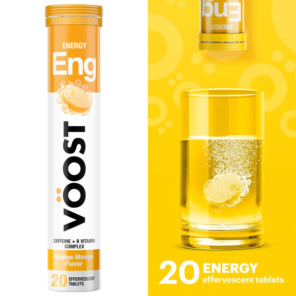 Voost Energy Effervescent Vitamin Tablet Orange Mango