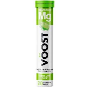 Voost Magnesium, Effervescent Tablets, Lemon Lime Flavored