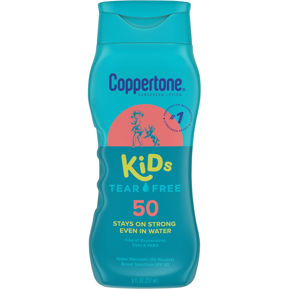 Coppertone Kids, Tear Free, Sunscreen Lotion, SPF 50, 8 Fl Oz (237 Ml)
