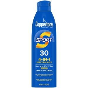 Coppertone Sport Broad Spectrum SPF 50 Sunscreen Spray 5.5 Oz