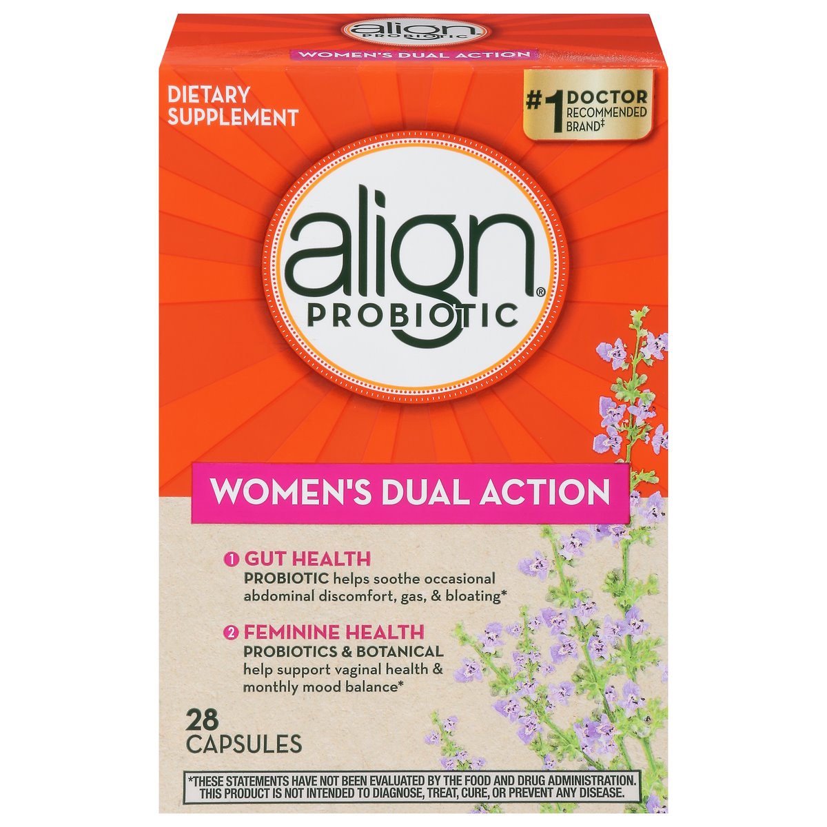 Align Probiotic Women's Dual Action Capsules - 28ct
